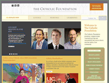 Tablet Screenshot of catholicfoundation.com